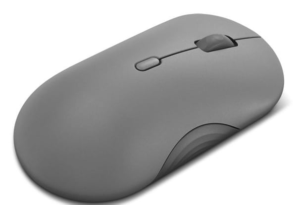 Lenovo 350 - Mus - stille - høyre- og venstrehåndet - optisk - 6 knapper - trådløs - Bluetooth 5.3 - lunagrå - detaljhandel boks - for ThinkPad T16...