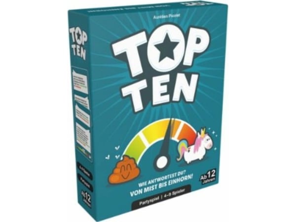 Asmodee Top Ten, Kort Spill, Party (selskap), 12 år, Familiespill