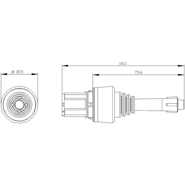 Siemens 3SU1050-7BF88-0AA0 Koordinaattikosketin IP65, IP67 1 kpl 1 kpl