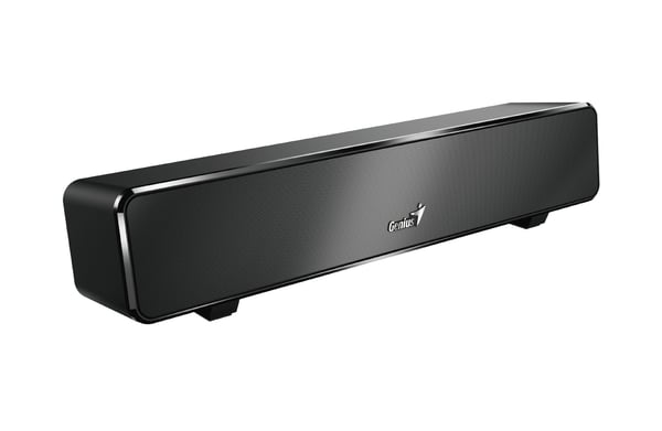 Genius USB SoundBar 100, 2.0 kanaler, 6 W, 6 W, 3 O, 5,08 cm (2"), Svart