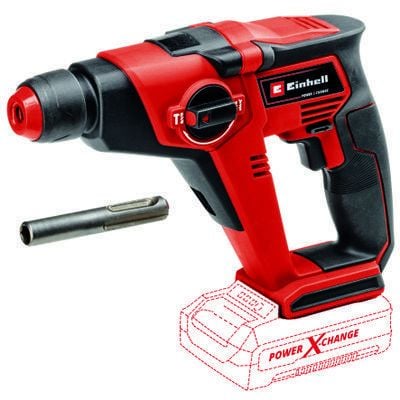 Einhell TE-HD 18/12 Li - Solo, SDS Plus, Musta, Punainen, 1,2 cm, 1300 RPM, 6000 bpm, 14 Nm - SOLO