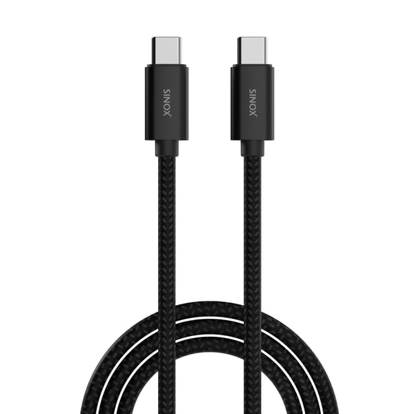 Sinox PRO USB C 2.0 magnetisk kabel. 1 m svart