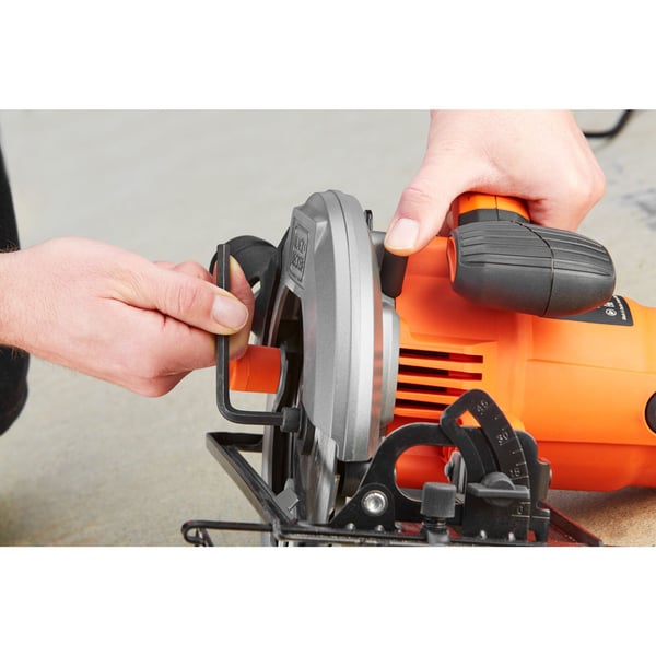 Black & Decker CS1550-QS, Puu, Musta, Oranssi, 19 cm, 5500 RPM, 6,6 cm, 5 cm