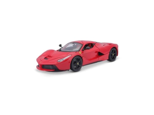 BBURAGO Ferrari LaFerrari, Superauton pienoismalli, Esikoottu, 1:18, Ferrari LaFerrari, Ei sukupuolirajoitusta, Metalli, Muovi