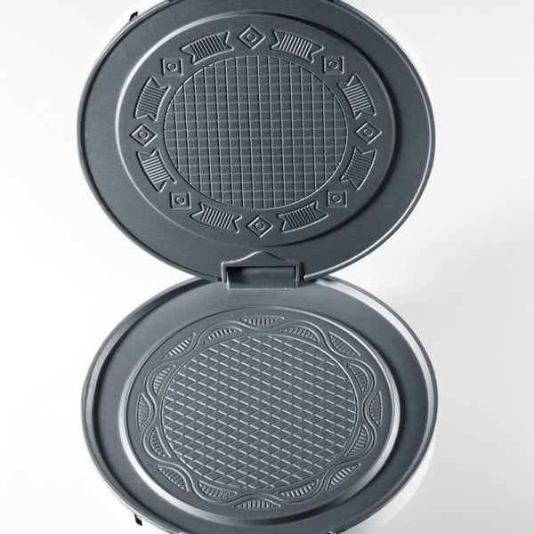 Cloer 0285, 1 våffla/våfflor, Circel, Krom, 15 cm, 1,27 m, 800 W