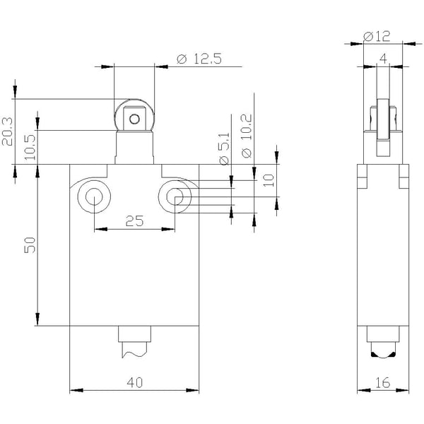 Siemensin asentokytkin 3SE5423-0CD20-1EA2 1 kpl (3SE54230CD201EA2)