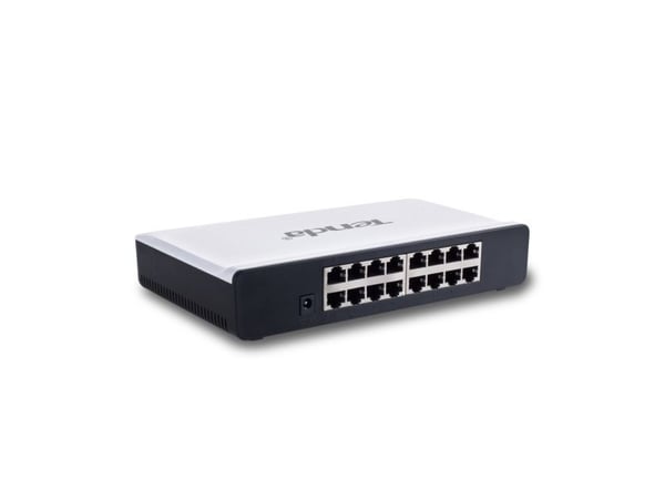 Tenda S16, Uhåndtert, Fast Ethernet (10/100), Full tosidig