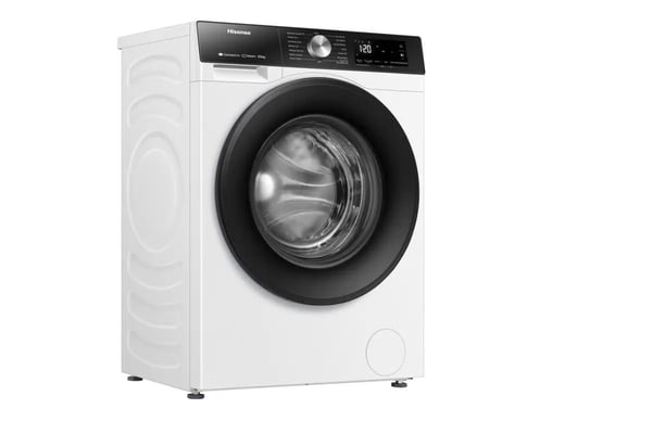 Hisense WD3S8043BW3 - Vaskemaskin/tørker - Wi-Fi - bredde: 59.5 cm - dybde: 51 cm - høyde: 84.5 cm - frontileggelse - 54 liter - 8 kg - 1400 rpm - ...