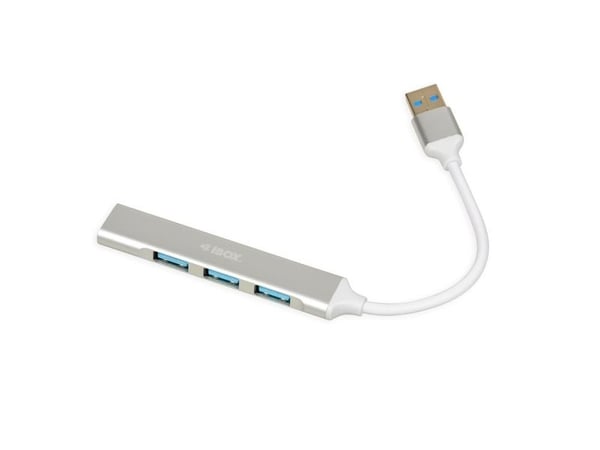 iBOX IUH3FAS - Hubb - 4 x SuperSpeed USB 3.0 - skrivbordsmodell