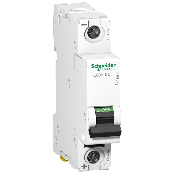 Schneider Electric 1P C 10A DC 6kA ylivirtakatkaisija C60H-DC-C10 (A9N61508)