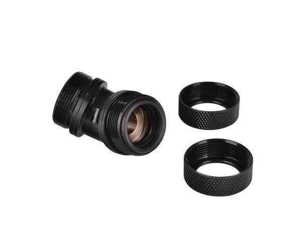 Thermaltake Pacific G1/4 PETG Tube 45-Degree Dual Compression - Armatur for væskekjølesystem - svart