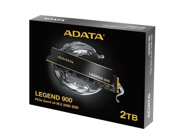 ADATA Legend 900 - SSD - 2 TB - inbyggd - M.2 2280 - PCI Express 5.0 x4 (NVMe) - 256 bitars AES - integrerad kylfläns
