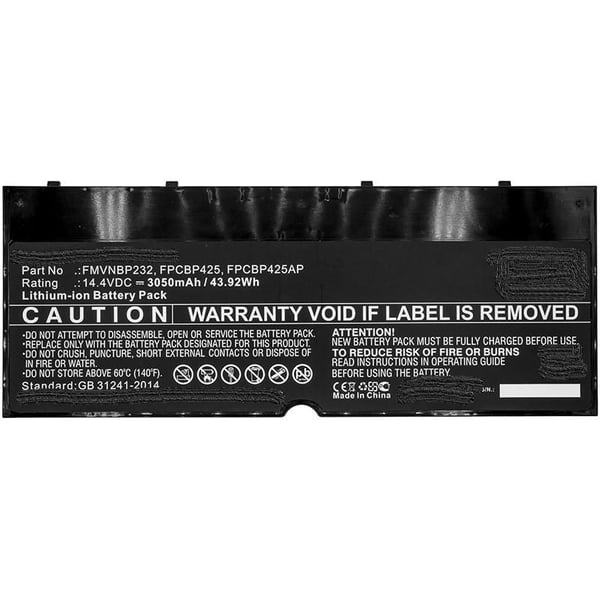 CoreParts - Akut ja paristot tietokoneelle (saatavana: Fujitsu CP651077-02, Fujitsu FMVNBP232, Fujitsu FPCBP425, Fujitsu FPCBP425AP) - Litium-polym...