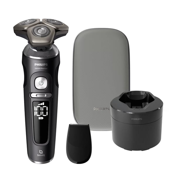 Philips S9000 Prestige SP9840/32 rakapparat för våt- och torrakning med SkinIQ