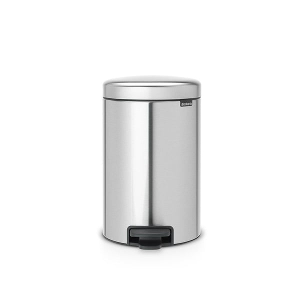 Pedalspand Brabantia Newlcon 12 ltr. stål mat sort