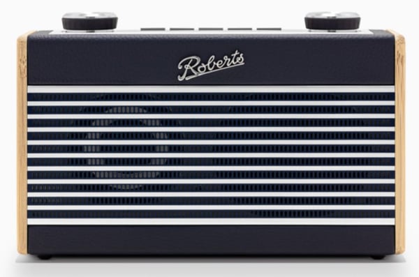 Roberts Radio Rambler Uno, Bärbar, Digital, DAB, DAB+, FM, 3,5 mm, Bamboo, Marinblå, Aluminium, Bamboo