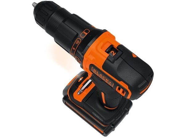 Black + Decker 18V iskuporakone 2g 2 Batt 2.0ah kotelo