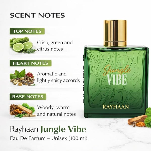 Rayhaan Jungle Vibe Eau De Parfum 100 ML