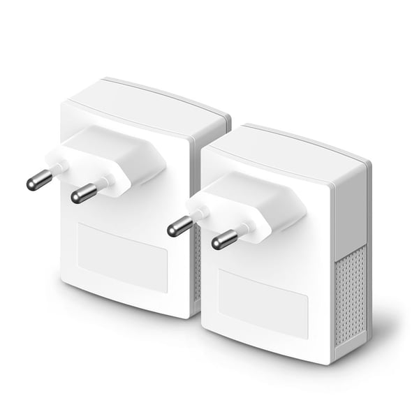 TP-Link TL-PA411KIT AV500 Nano Powerline Adapter Starter Kit - PowerLine adaptersats HomePlug AV (HPAV) - vägginsticksbar (paket om 2)