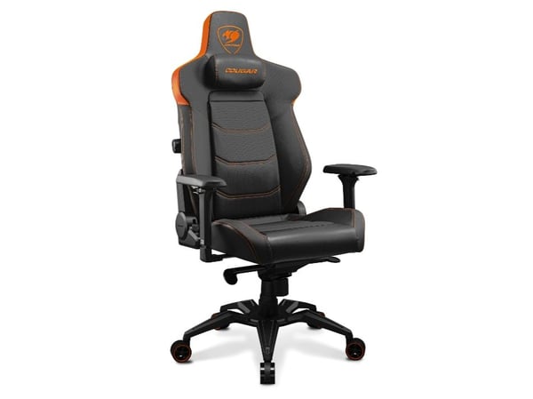 COUGAR Gaming Armor Evo CGR-EVO, Universal gaming-stol, 160 kg, Polstret Sete, Polstret Rygg, Sort, Aluminium