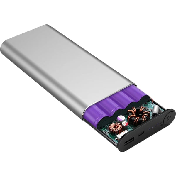 RealPower PB-20000PD Pro, 20000 mAh, pikalataus 3.0, 100 W, alumiini