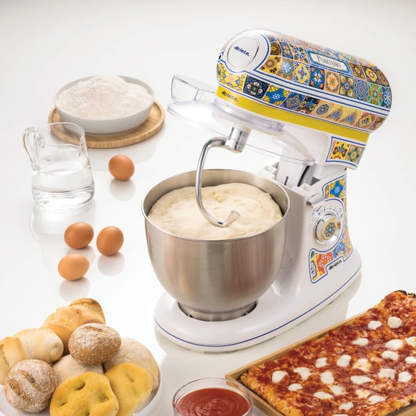 Ariete 1588/0P, Stavmikser, Blå, Gul, Elting, Miksing, 5,5 L, Vending, Rustfritt stål