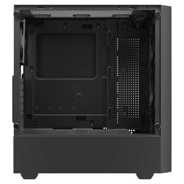 Savio Noctis Flow, Cube, PC, Svart, ATX, Micro ATX, Mini-ITX, Hjem/Kontor, 17 cm