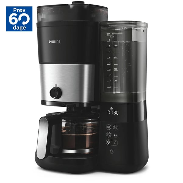 Philips All-in-1 Brew HD7900 - Kaffemaskin - 10 koppar - svart/silver