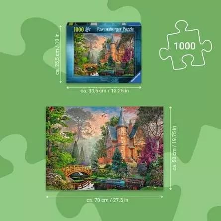 Ravensburger 12001717 palapeli, 1000 palaa, Terracotta Mansion, 14+