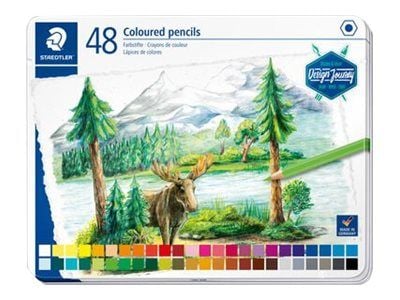 STAEDTLER 146C - Fargeblyant - soft - assorterte lyse farger (en pakke 48)