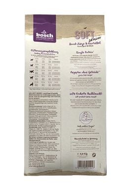 bosch Tiernahrung HPC Soft / Plus 4015598011433, Senior, Alla raser, Get, Potatis, 2,5 kg