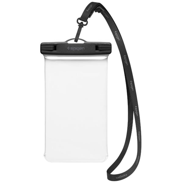 Spigen Aqua Shield - Beskyttende vanntett eske for mobiltelefon - polyvinylklorid (PVC) - krystallklar - 6.9"
