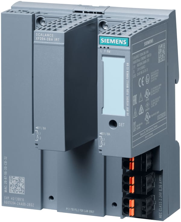 Siemens 6GK5204-2AA00-2BD2 Industrial Ethernet -kytkin 6GK52042AA002BD2 10 / 100 MBit/s