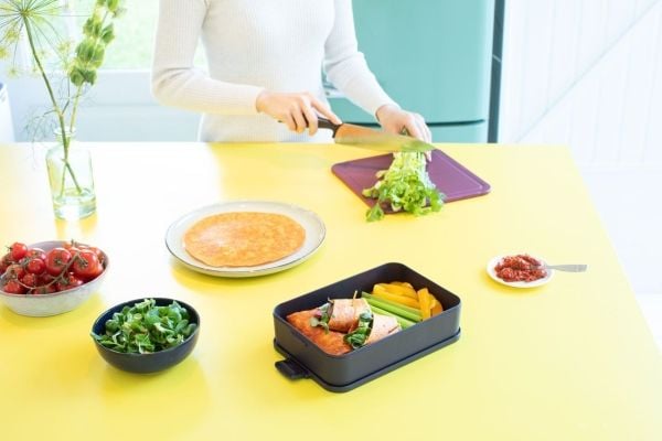 Brabantia Make & Take, Lounasrasia, Aikuinen, Harmaa, Muovi, Yksivärinen, Suorakulmainen