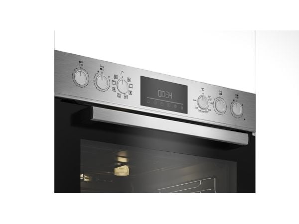 Beko BBUM12328X, Keraaminen, 4 alue(tta), Keraaminen lasi, Musta, Kosketus, 58 cm