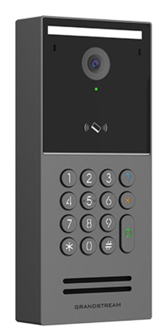 Grandstream GDS3725 - IP-intercomstasjon - med kamera - smart - trådløs - RFID, NFC, Bluetooth 5.0 LE - 10/100 Ethernet