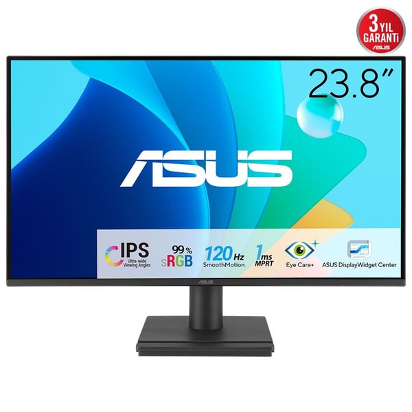 ASUS VA249HG spillskjerm, 23,8", Full HD, 120 Hz, IPS