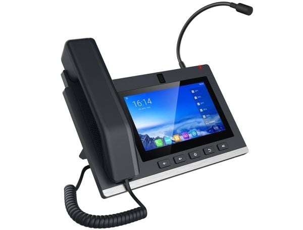 Fanvil A308I, IP Phone, musta, Johdollinen puhelin, Android, Kanavansisäinen, Kaistan ulkopuolella, SIP-tiedot, 20 linjat
