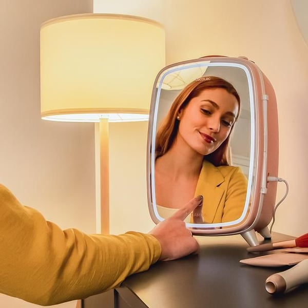Cecotec CoolingBeauty 6000 Mirror Rose Nevera, Rosa, 6 l, Elektrisk, 230 mm, 230 mm, 363 mm