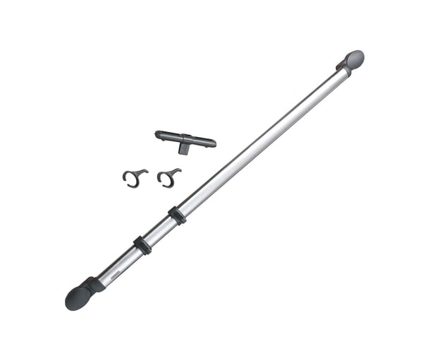 Leifheit 21335, Håndgrepsholder, Sort, Rustfritt stål, Plast, Rustfritt stål, 1 stykker