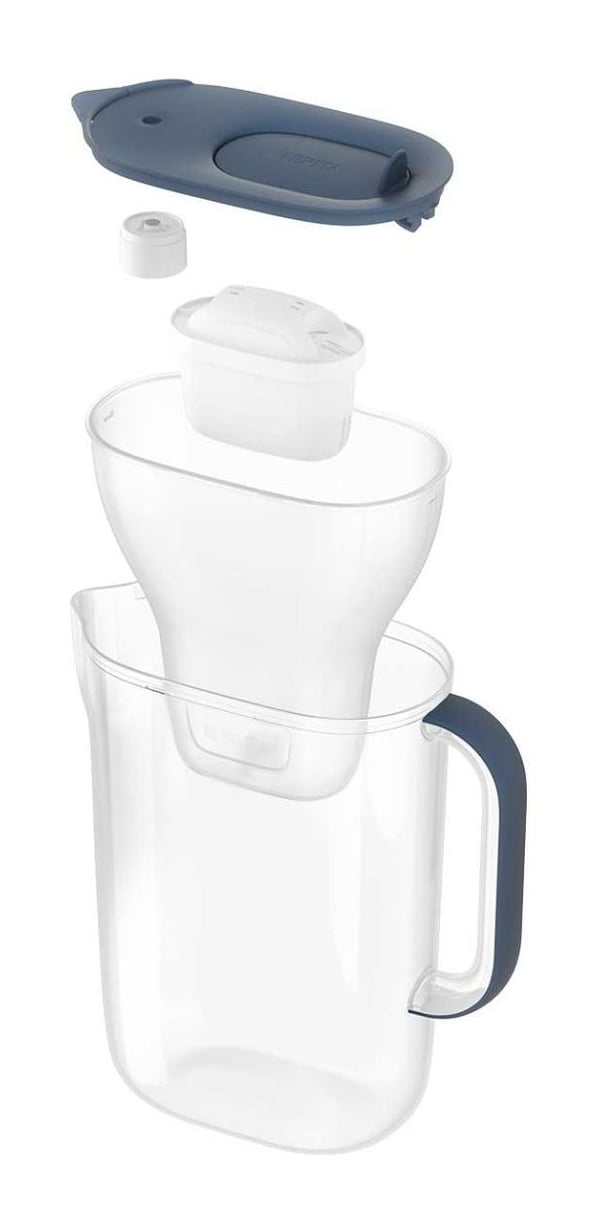 Brita Style Essential, Vesikannun suodatin, 2,4 L, Läpinäkyvä, Grafiitti