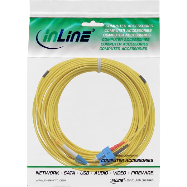 InLine 88656S, 0,5 m, OS2, 2x LC, 2x SC