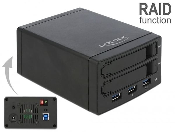 UTVENDIG BOLIG 2 X 2,5; USB3.0 HUB