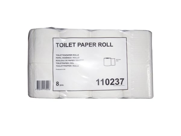 Toalettpapir Tork T4 Nøytralhvitt 2-lags 28m - (8 pakker x 8 ruller per kartong)