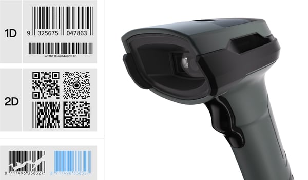 Safescan 330-W, Handhållen steckkodsläsare, 1D/2D, CMOS, Code 32, Code 39, Codabar, Interleaved 2 of 5, Code 93, Industrial 2 of 5, Matrix 2 of 5, ...