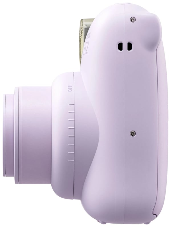 Fujifilm Mini 12, 0,3 - 2,2 m, 7 sek./puoli, 1/2 sek./puoli, 0,37x, AA, 1,5 V