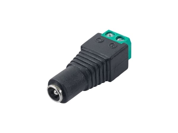 Akyga AK-SC-17 - Strömadapter - växelströmsuttag 2,1/5,5 mm (hona) till 2 st. stiftfästskruvar (hona)