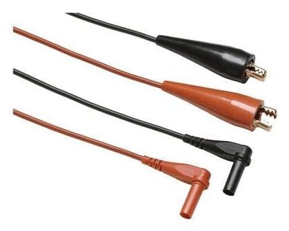 Fluke TL28A, Testausjohdin, -anturi ja klipsisarja, Musta, Punainen, Silikoni, -80 - 70 °C