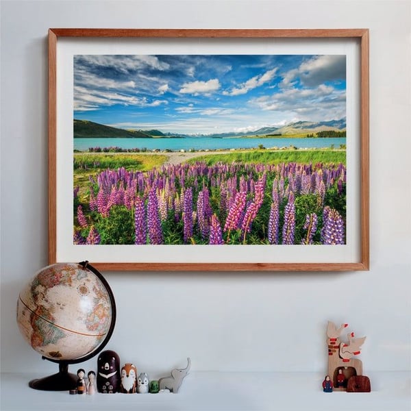 Clementoni Puslespil HQC Lupins at Lake Tekapo, 1500 brikker