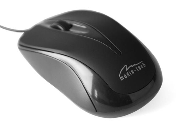 Media-Tech PLANO, Molempikätinen, Optinen, USB A-tyyppi, 800 DPI, Musta